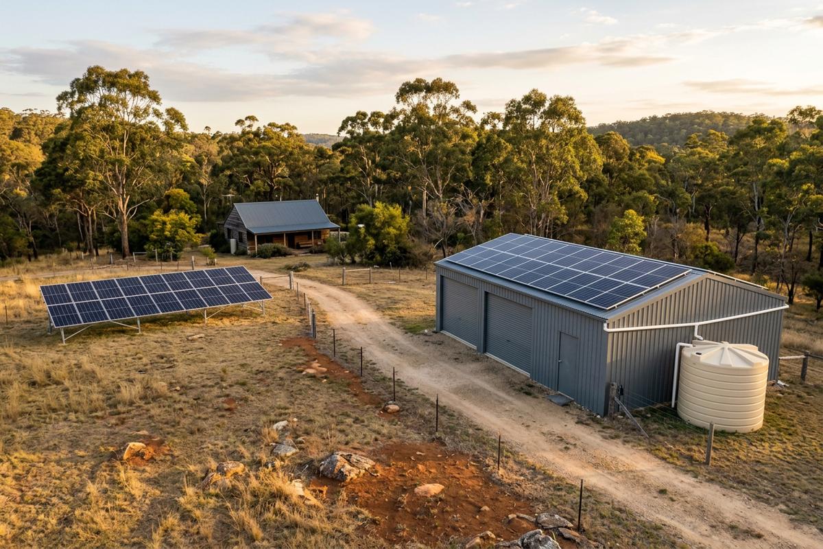 Off-Grid and Hybrid Solar Systems for Rural Central Coast Properties